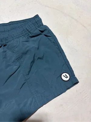 Vuori sunwashed Women's Teal Drawstring Shorts medium thumbnail 2