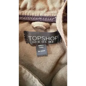 Topshop Khaki Hooded Utility Jacket Asymmetrical Zip Cotton Size US 4 thumbnail 2