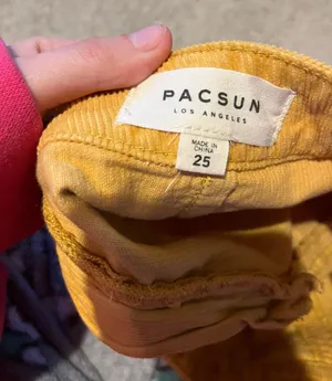 Yellow suede scallop mini skirt never worn thumbnail 5