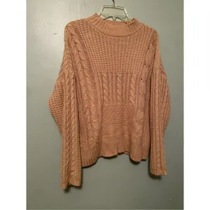Time And Tru Mock Neck Knit Sweater Size XL thumbnail 3