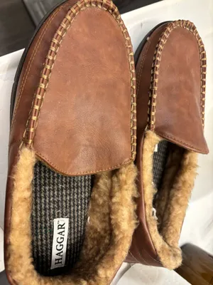 Men Slippers Brown Size 10.5 thumbnail 1