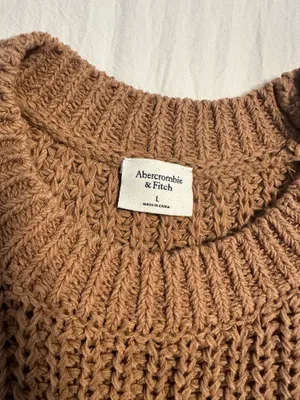 Abercrombie and Fitch Brown Sweater Tank Top thumbnail 2