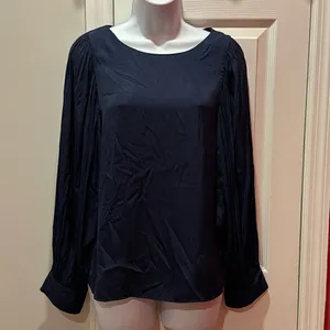Lilly Pulitzer The Maisel Blue Top‎ Size S thumbnail 3