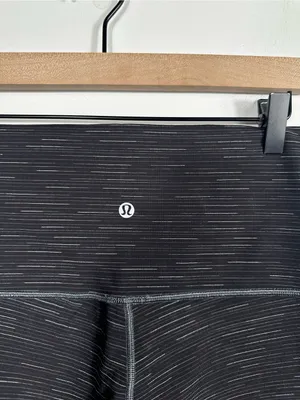 Lululemon Wunder Under Hi Rise Ombre Melange Leggings 12 Black‎ Deep Coal thumbnail 8