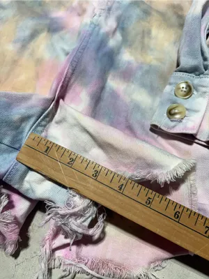 Show me your mumu tegan jumper tropic Tie-Dye Button-Up Romper XS thumbnail 3