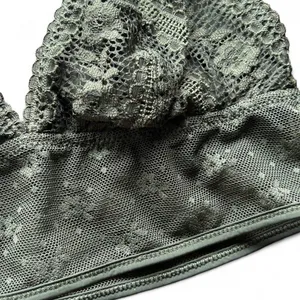 aerie green lace bralette thumbnail 4