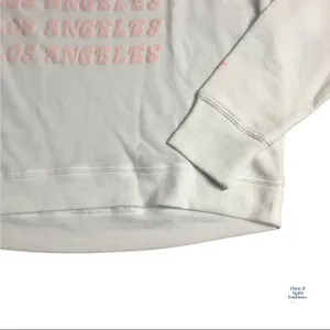 Fabletics White Pink Sweatshirt Size Med NWT thumbnail 8