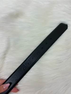Madewell Black Leather Chunky Waist Belt thumbnail 8