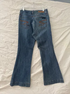 Seven7 Women's Mid-Rise Sexy Flare Vintage Wash Jeans thumbnail 5