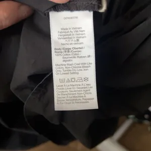 Madewell Black Cotton Babydoll Mini Dress Size 12 coquette thumbnail 6