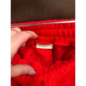 Comfrt red sweatpants women's large thumbnail 3