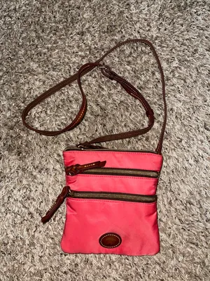 Dooney & Bourke Coral Pink Crossbody Bag thumbnail 5