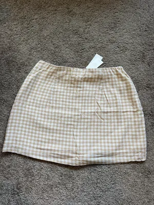 Abercrombie Linen Blend Skort Scarlett Curve Love thumbnail 6