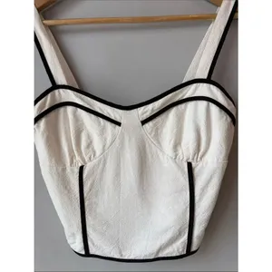 Sienna Sky Linen Blend Crop Tank Top thumbnail 2