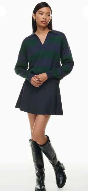 Aritzia Lottie Sweater Scarab/Admiral thumbnail 1