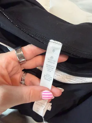 Lululemon Skirt Tennis Black Golf thumbnail 3