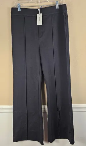 NWT Spanx Womens Black Targeted Compression Ponte Flare Pants‎ XL thumbnail 1