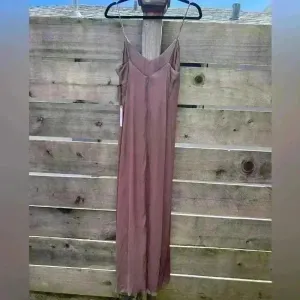 Stillwater $210 The‎ Ever Thine Maxi Slip Dress Size Small Satin Bohemian Beach thumbnail 3