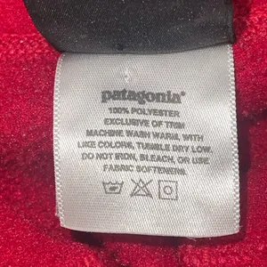 Patagonia thermal button fleece material size small thumbnail 7
