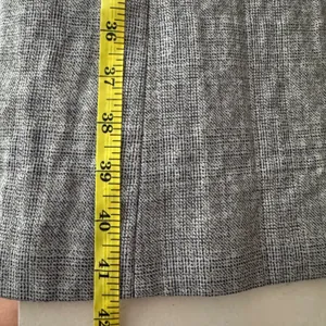 VTG 60s 70s Gray Tweed Long Virgin Wool Blend Trevira Mod Overcoat Germany Sz 42 thumbnail 11