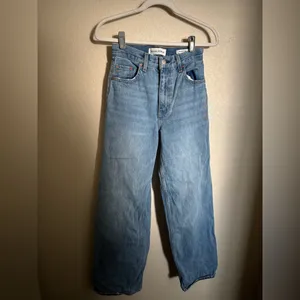 DENIM‎ FORUM ARITZIA the 90s lo-rise baggy wide jean size 23 7 Yrs Bleu taboo thumbnail 5