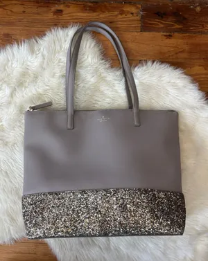 Kate Spade Greta Penny Court Glitter Shoulder Bag thumbnail 1