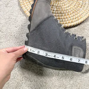 Sorel Women’s PDX Lexie Wedge Lace-Up Ankle Boots Bootie in Gray Quarry 10 thumbnail 6