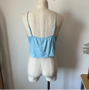 Urban Outfitters Hopeless Romantic Lace-Trim Flyaway Cami Top thumbnail 8