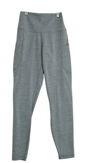 Nike Women's Size Small Leggings Gray NEW High Rise 7/8 Dri-FIT Pockets Gym thumbnail 1