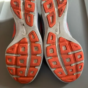Nike revolution 3 Sneakers in Gray with Bright Orange Accents women’s size 7.5 thumbnail 3