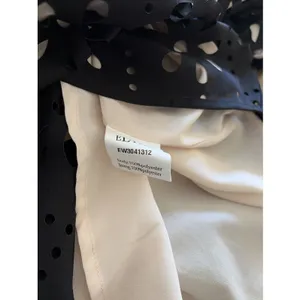 Elliatt Laser Cut Floral Shift Dress Womens Size M Black Cocktail Wedding Party thumbnail 7