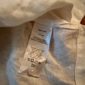Quince 100% European Linen Short Sleeve Shirt Size M White Camp Collar Boxy Top thumbnail 3