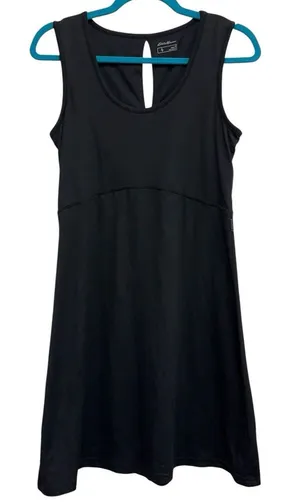 Eddie Bauer Black‎ Sleeveless Dress Womens Small Keyhole Back thumbnail 1