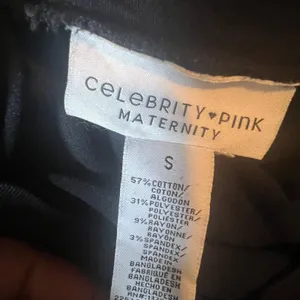 Celebrity Pink‎ Maternity Skinny Jeans Black Full Belly Band Stretch Size S thumbnail 2