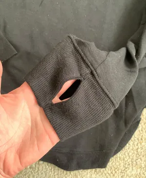 JoyLab Black  Flowy Top thumbnail 4