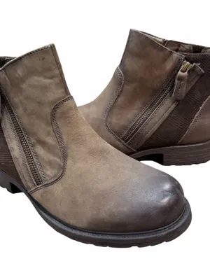 Earth Ankle Boots Women’s 7.5 Wide NEW Stone Brown Jordan Double Zip Fall thumbnail 1