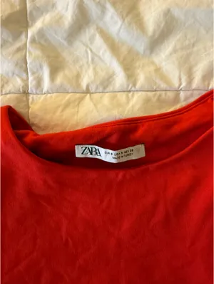 ZARA Bodysuit red thumbnail 2