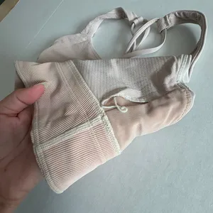 Women's Lululemon Free to be long line Sports Bra Size 4 light pink thumbnail 7