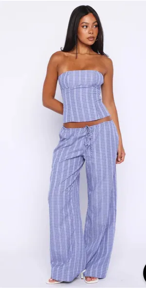 White Fox Boutique check pant thumbnail 2
