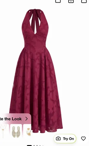 Cider Halter Dress thumbnail 1