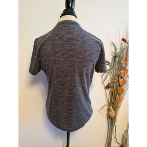 Hollister Must Have Collection Charcoal Gray Marl Cotton Logo T-Shirt Mens‎ S thumbnail 2