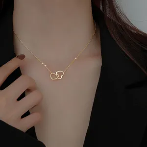 Stainless steel necklace Gold thumbnail 2