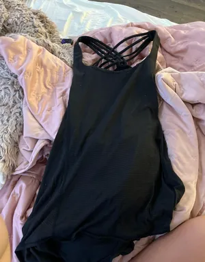 Black Tank Top W Sports Bra thumbnail 5