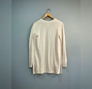 Cream Old Navy Oversized Open Sweater Size XS EUC thumbnail 4