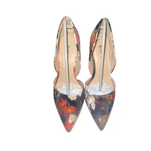 Just Fab floral heels. Approx. 4.5 heel length. NWT thumbnail 3