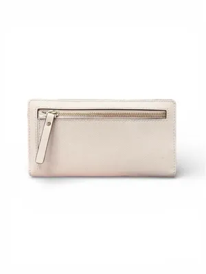(RC) Kate Spade Laurel Way Stacy Bifold Wallet Pink Saffiano Leather Authentic thumbnail 2