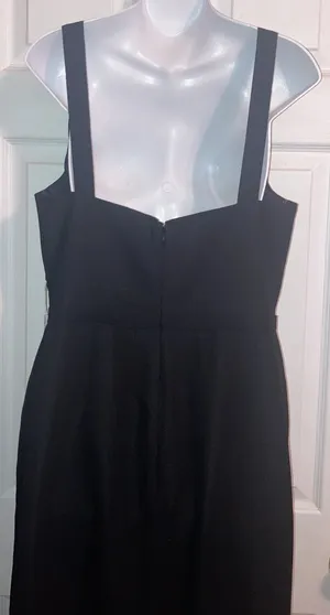 Women’s STACEES Formal Black Sweetheart Sweep Train Dress Size 12 Bust 39 New thumbnail 16