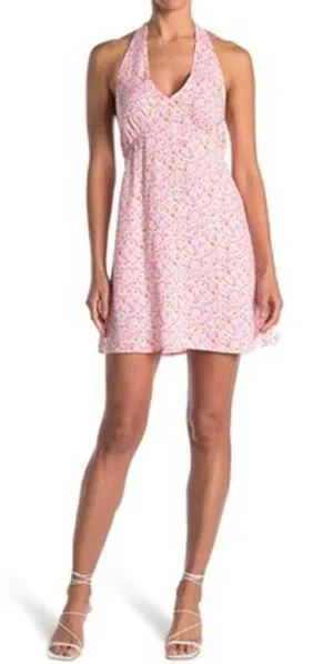 NWT Abound Y2K floral halter dress Size XXS thumbnail 1