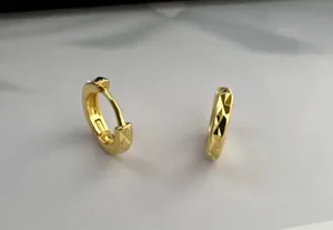 10mm Small Gold Hoop Earrings for Men Women Streetwear Unisex Earrings thumbnail 3