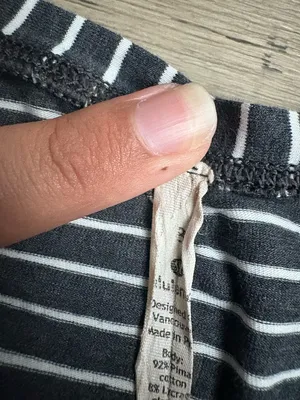 Lululemon Emerald Long Sleeve In Grey and White Sz 8 thumbnail 7